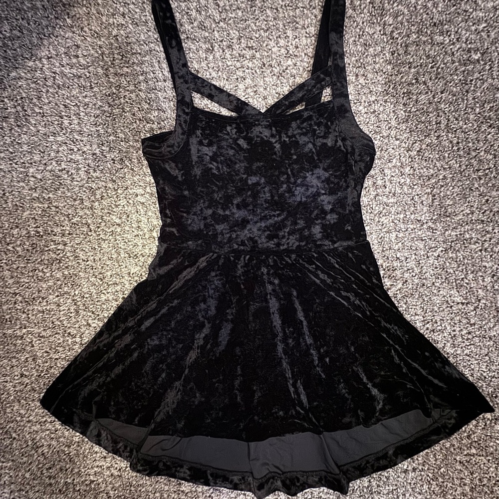 XXI Crushed Velvet Mini Dress